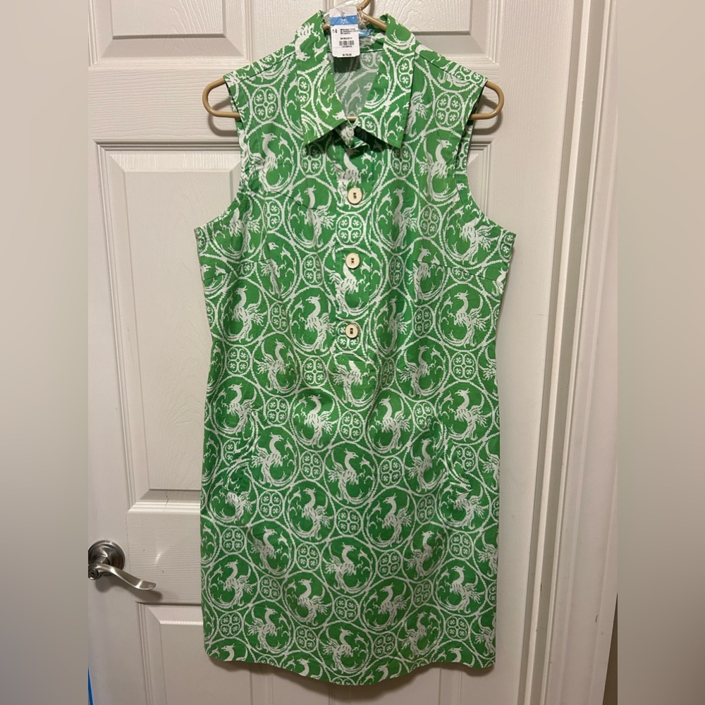 J.McLaughlin sleeveless dress, size 14 NWT